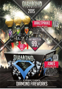Diamond fireworks 2015 Pyrotest.dk