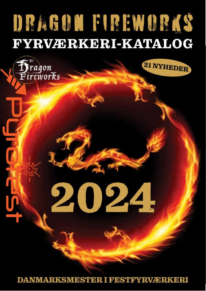 Dragon fireworks 2024 med PT Logo